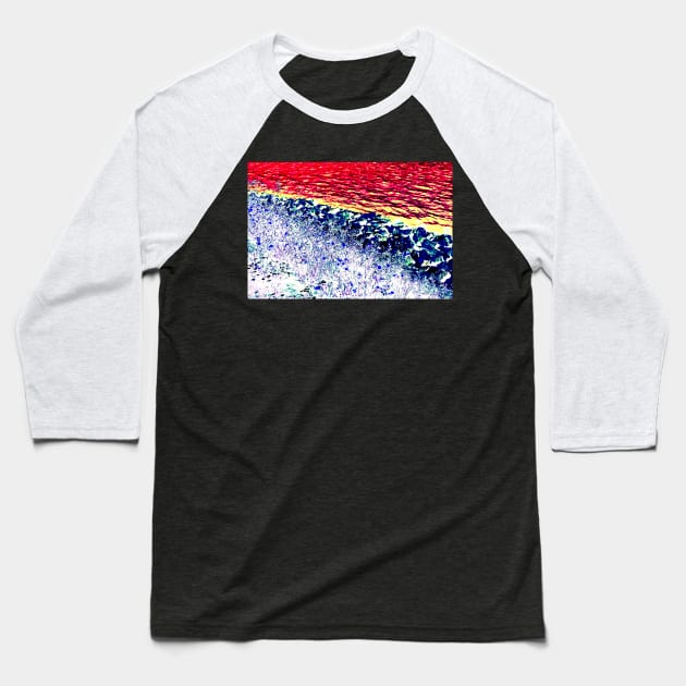 Rocks and Water Baseball T-Shirt by Michelle Le Grand